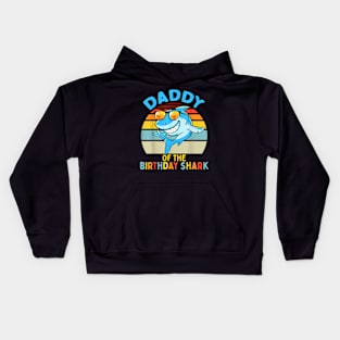 Daddy Of The Shark Birthday Dad Matching Family Kids Hoodie